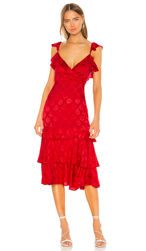 majorelle nolita midi dress