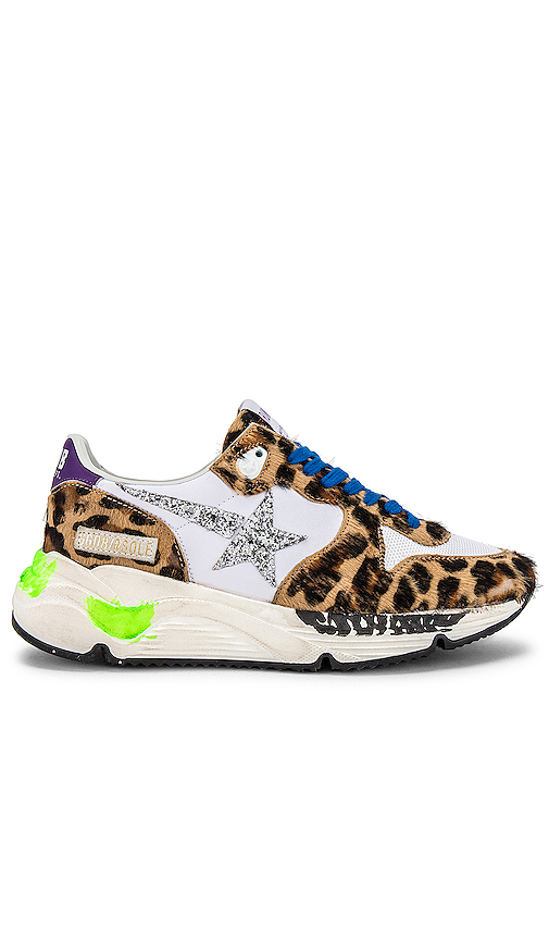 golden goose glitter leopard