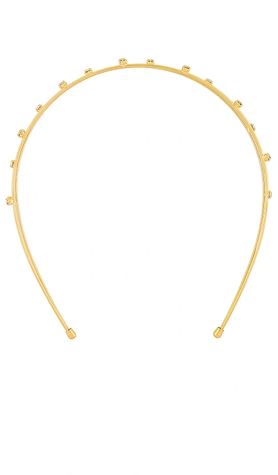 Ettika Rhinestone Headband In Gold