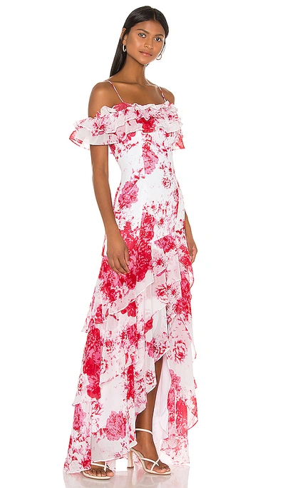 Shop Keepsake Enchanted Gown In Ivory Rose Floral