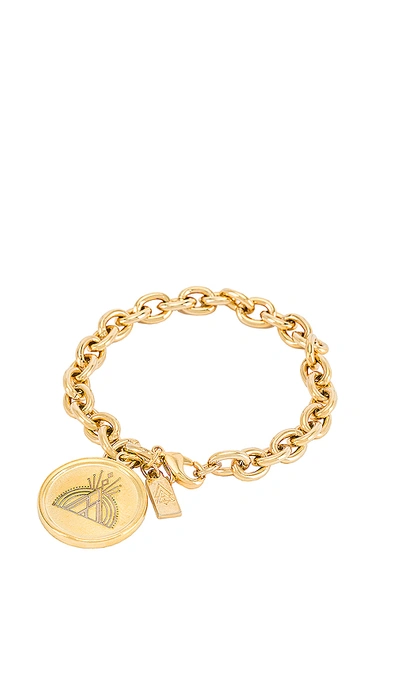 Shop Cam Alignment Protection Bracelet In Plated Brass