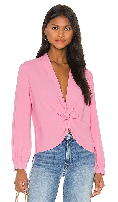 Shop Amanda Uprichard Keely Blouse In Bloom