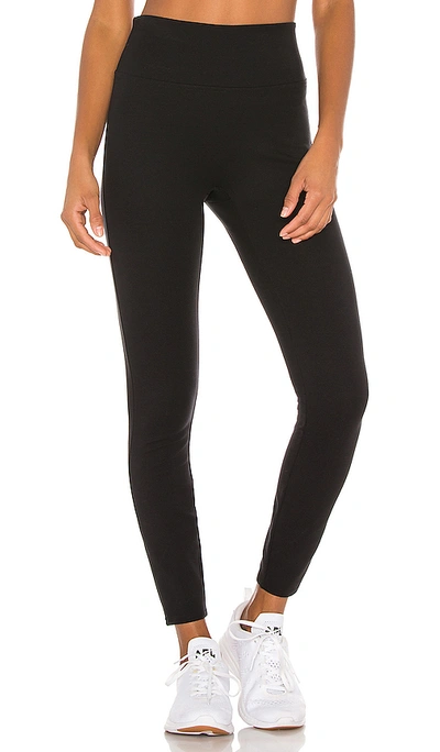 Shop Spanx Ponte Ankle Leggings In Classic Black