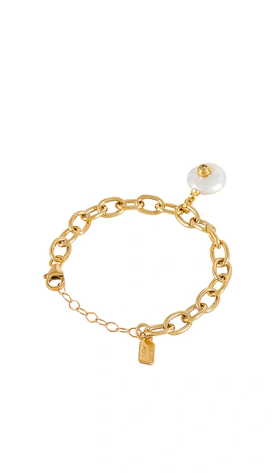 Shop Electric Picks Jewelry Bonita Bracelet In Gold