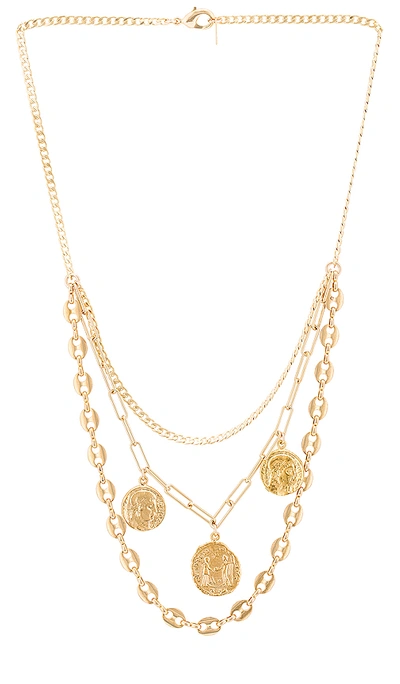 Shop Joolz By Martha Calvo Ambition Necklace In Gold