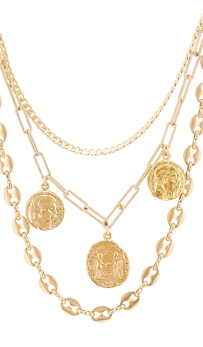 Shop Joolz By Martha Calvo Ambition Necklace In Gold