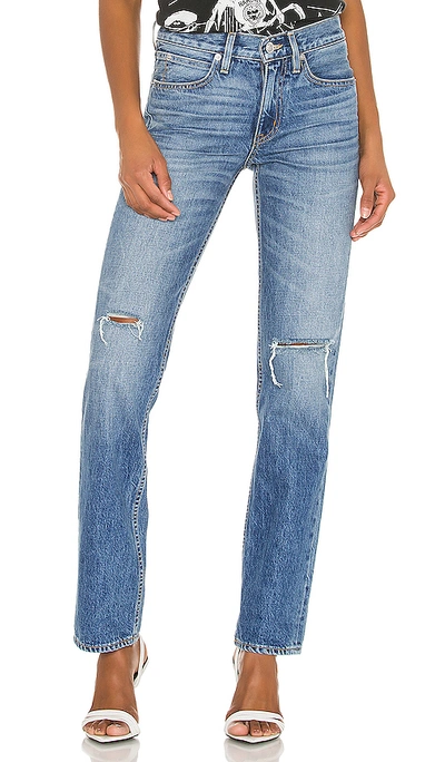 Shop Slvrlake Tyler Mid Rise Slim Staight In Old Ways