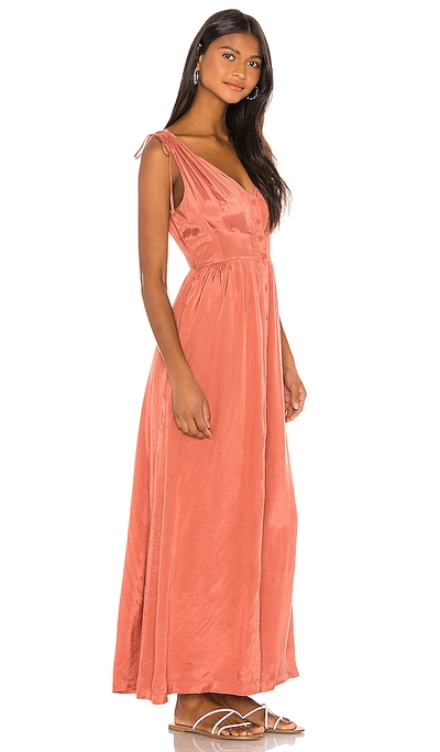 Shop Amuse Society Marlena Woven Maxi Dress In Deep Mauve