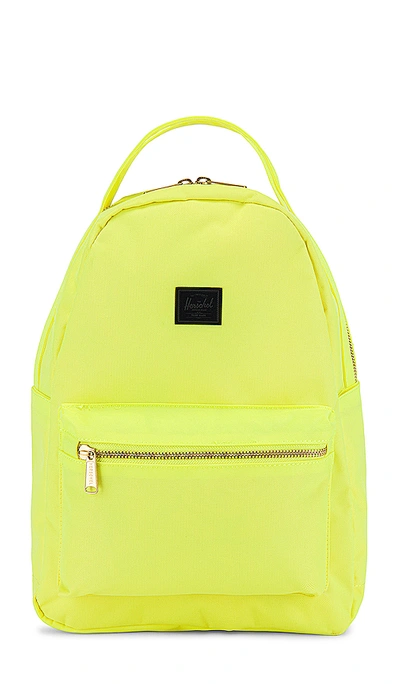 Shop Herschel Supply Co Nova Mid Volume Backpack In Yellow