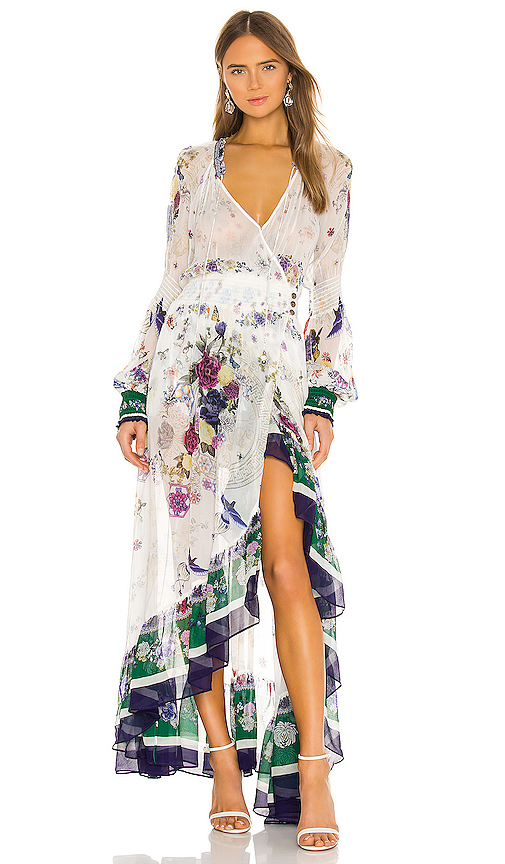 camilla wrap dress