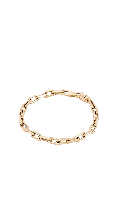 Shop Sachi Open Link Bracelet In Gold