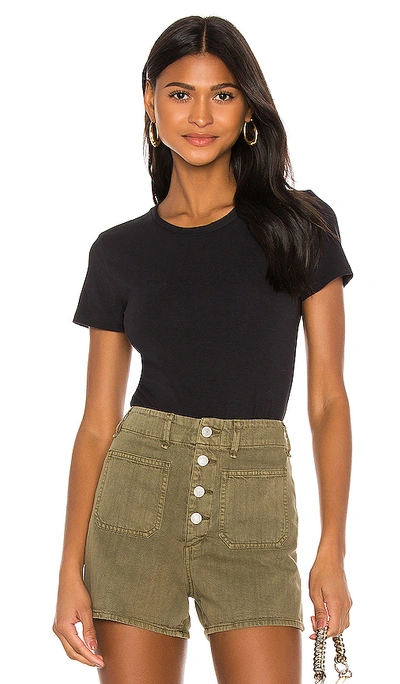 Rag & Bone Rag And Bone Black The Tee T-shirt In Black