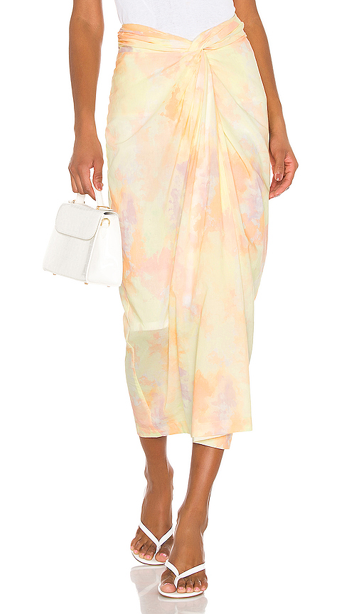 knot midi skirt