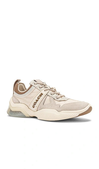 Shop Coach Citysole 스니커즈 In Chalk & Taupe