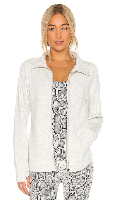 Shop Varley Rossbury Sweater In Grey Marl