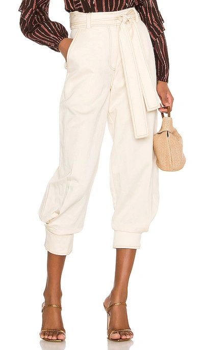 Shop Ulla Johnson Levi Pant In Ivory