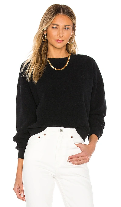 Shop Anine Bing Reed Sweatshirt In Black