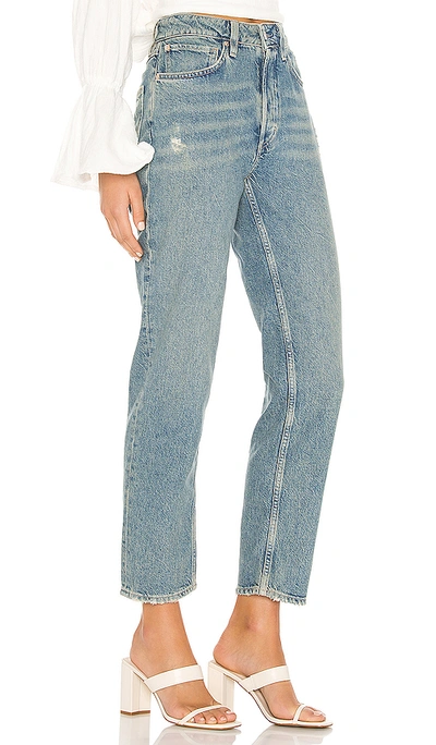 Shop Free People Fast Times High Rise Mom Jean In Indigo Blue