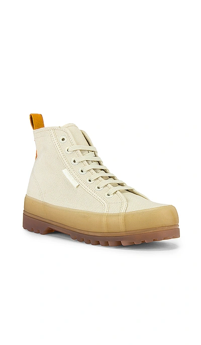 Shop Superga 2341 Alpine Jellygum Cotu Sneaker In Beige Light Sand