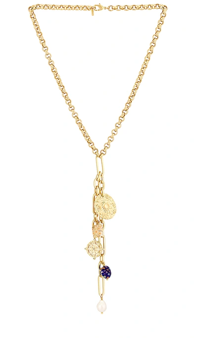 Shop Joolz By Martha Calvo Atlantis Necklace In Gold