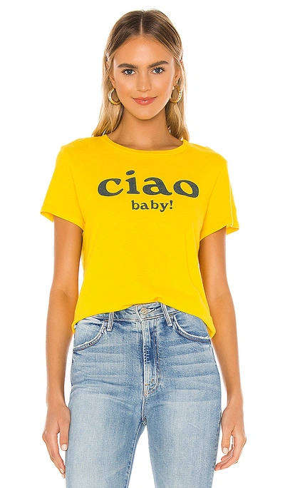 Shop Mother The Lil Goodie Goodie Tee In Ciao Baby!