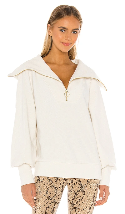 Shop Varley Vine Sweatshirt In Ivory