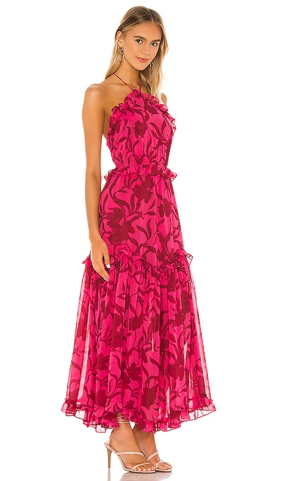 Shop Misa X Revolve Dallin Dress In Graphic Floral