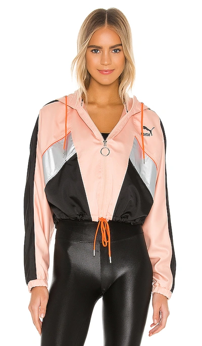 Shop Puma Tfs Fashion Lux Track Jacket In Pink Sand