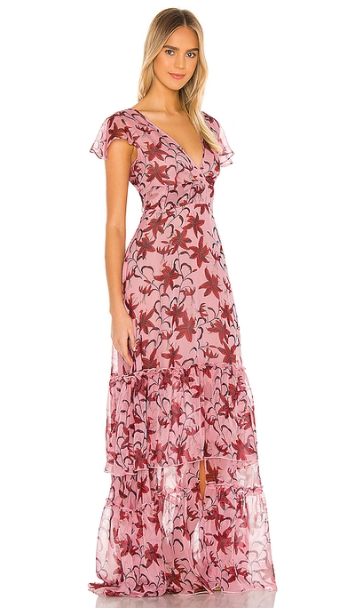 Shop Eywasouls Malibu Kimi Dress In Loving Lilies