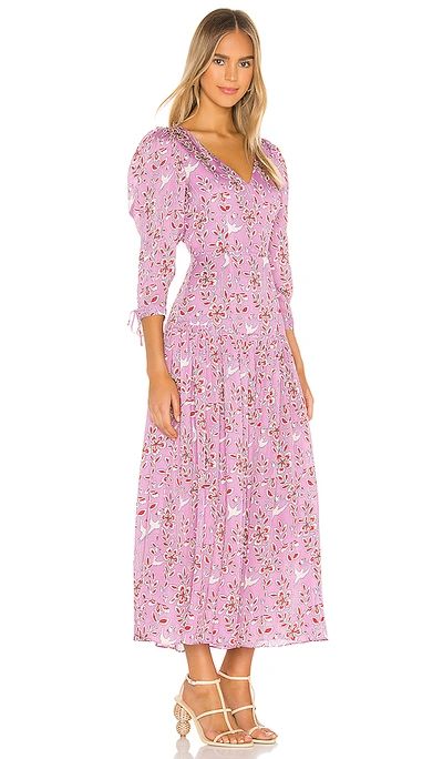 Shop Rhode Shelly Dress In Pink Eden