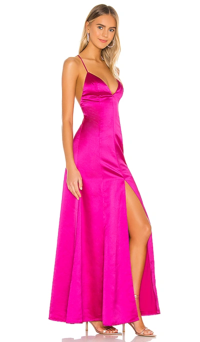 Shop Lovers & Friends Bermuda Dress In Magenta Pink