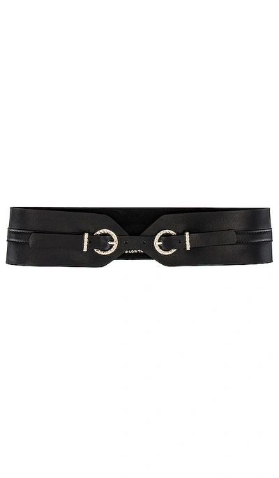 Shop B-low The Belt Alex Corset Belt In Black & Gold