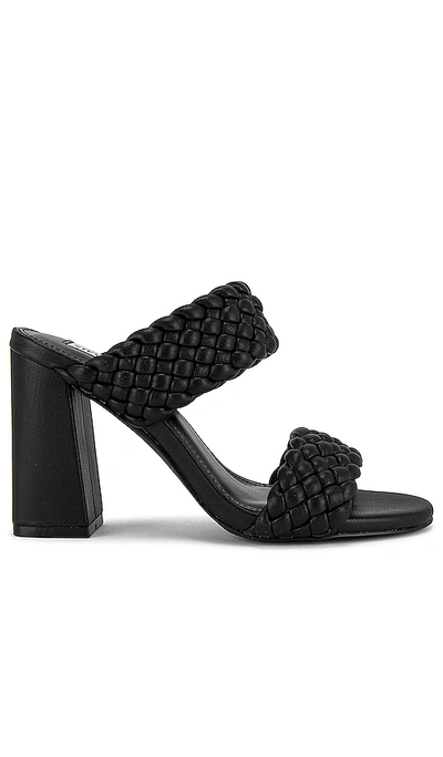 Shop Steve Madden Tangle Quilted Mule In Black