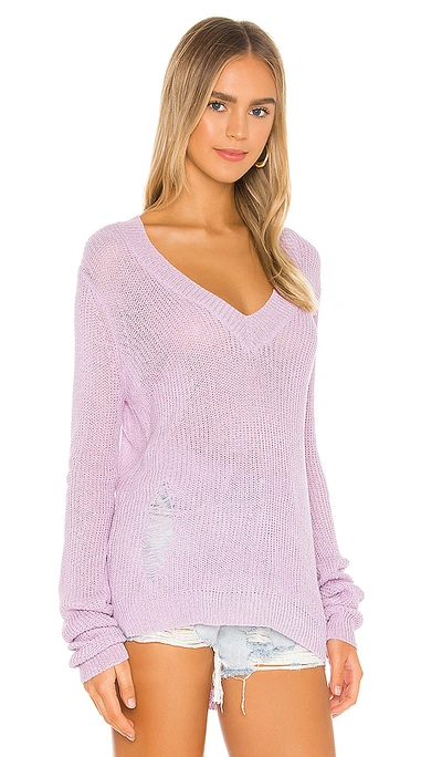 Shop Superdown Mishel Sweater In Lavender