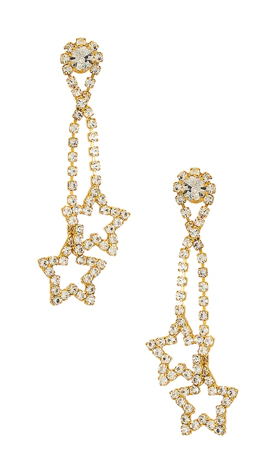 Shop Elizabeth Cole Lark Earrings In Crystal