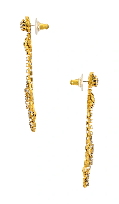 Shop Elizabeth Cole Lark Earrings In Crystal