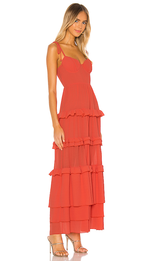 Tularosa Tinsley Dress In Coral | ModeSens