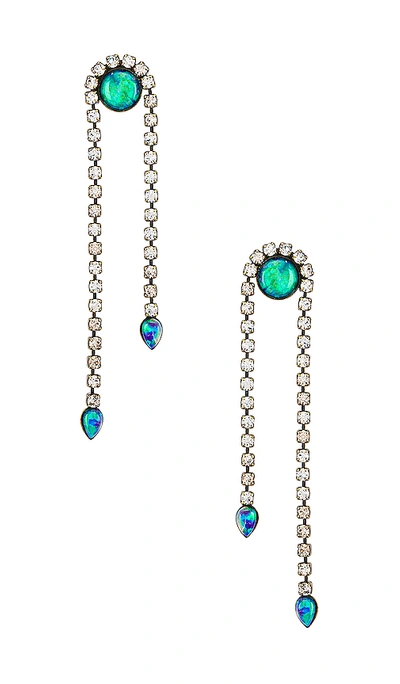 Shop Lionette By Noa Sade Corin Dangle Earrings In Opal