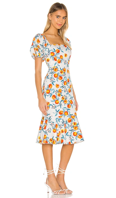 Shop Amanda Uprichard Senorita Dress In Peaches