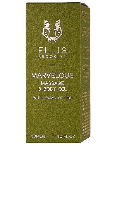 Shop Ellis Brooklyn Marvelous Cbd Massage And Body Oil In N,a