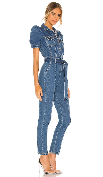 Shop Retroféte Tori Jumpsuit In Blue