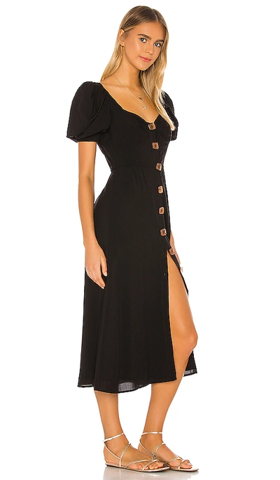 Shop House Of Harlow 1960 X Revolve Roman Midi Dress In Noir