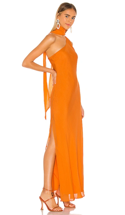 Shop Ronny Kobo Jackie Dress In Orange