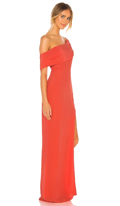 Shop Lovers & Friends Marigold Gown In Red Orange