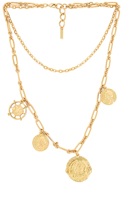 Shop Jennifer Behr Pangea Necklace In Gold