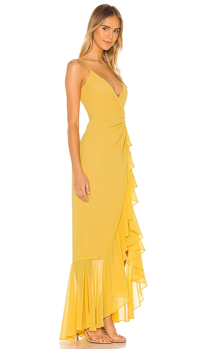 Shop Lovers & Friends Eyes On You Maxi Dress In Butter Yellow