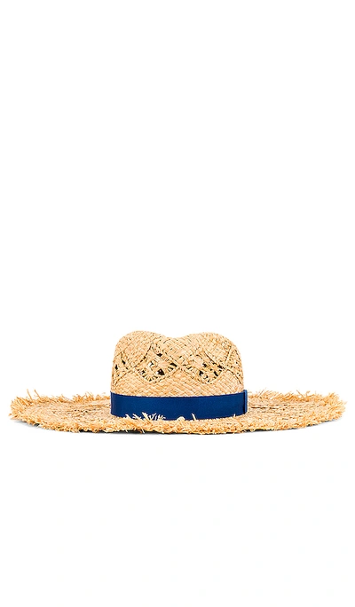 Shop Rag & Bone Frayed Wide Brim Hat In Natural