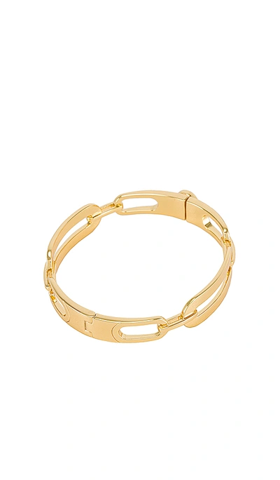 Shop Gorjana Parker Link Bracelet In Gold