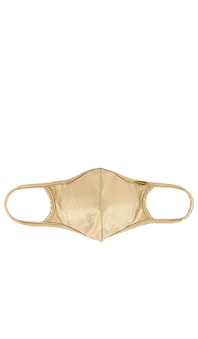 Shop Luli Fama Cosita Buena Face Mask In Gold