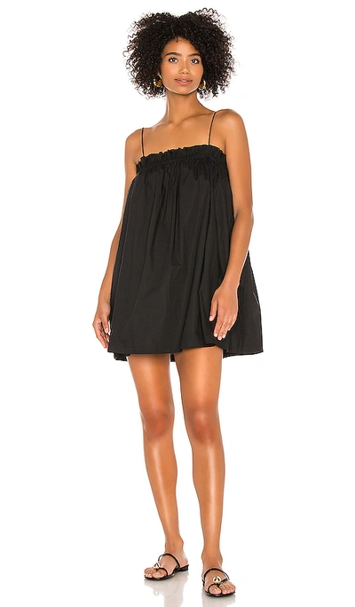 L'academie The Arcello Mini Dress In Black